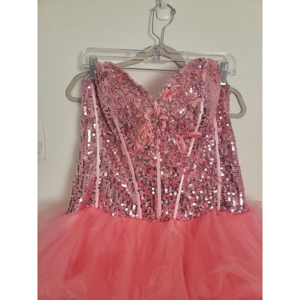 Aspeed Pink PrincessCore FairyCore Corset Tutu Dress Tulle Size 2X - Picture 13 of 16